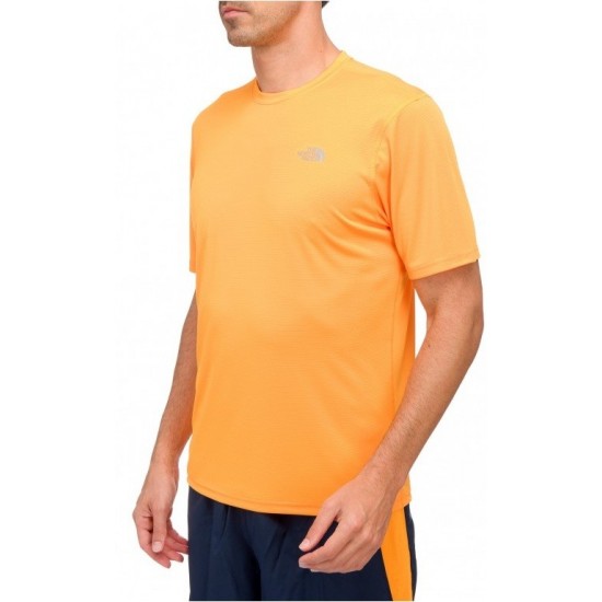 Męska koszulka The North Face M Solid Flex Crew Koi Orange/Nautical Blue