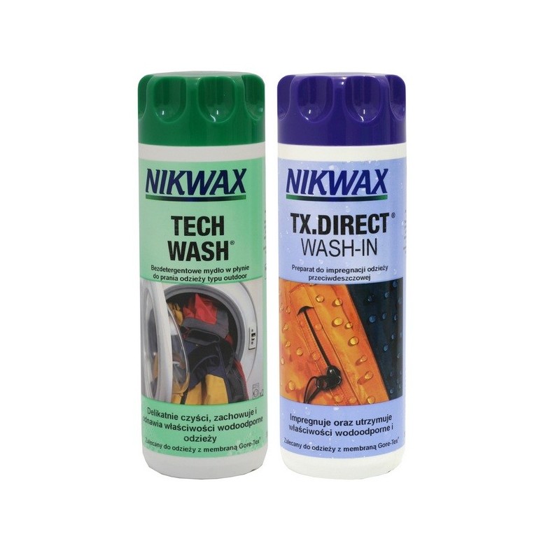 Komplet płyn do prania NikwaX Tech Wash + Impregnat NikwaX TX Direct